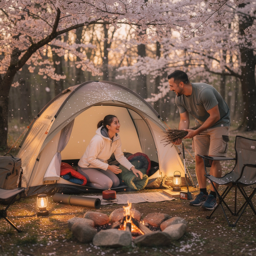 美しい山々を背景にしたハイカーたちのグループ